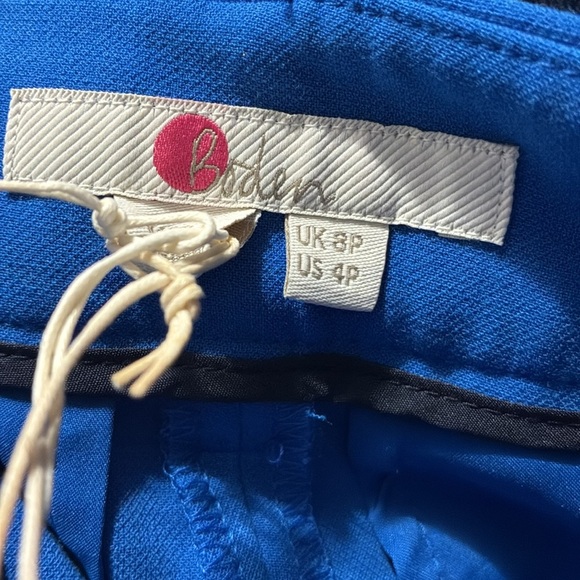 Boden Hampstead Wide Leg Pants - Bold Blue size 4P new - Picture 10 of 16